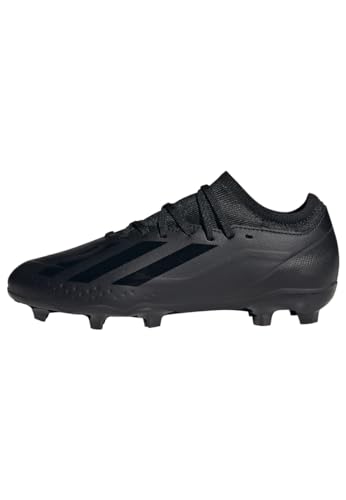 adidas X Crazyfast.3 Firm Ground Boots, Scarpe da Calcio Unisex - Bambini e ragazzi, Core Black Core Black Core Black,