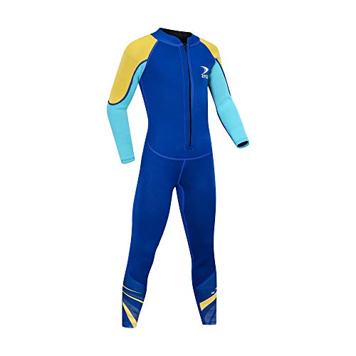 Muta per bambini ZCCO, costume da bagno termico in neoprene da 2,5 mm, tute umide da ragazzo e ragazza per bambini,