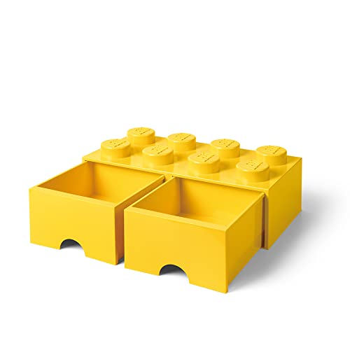 Lego l4006y.00 Storage Brick 8 con cassetti, colore: Giallo