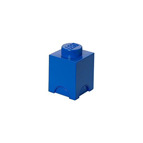 Lego Storage Brick Storage Brick 1, Plastica, Blu, 4.6x4.6x4.3 cm