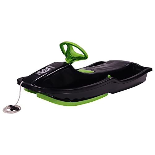 STIGA Luge Bob per Bambini Snowpower - Nero/Verde