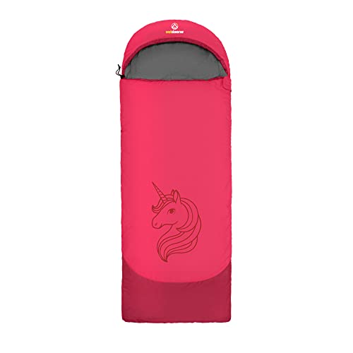 outdoorer Sacco nanna Dream Express per bambini, con motivo unicorno, colore: rosa