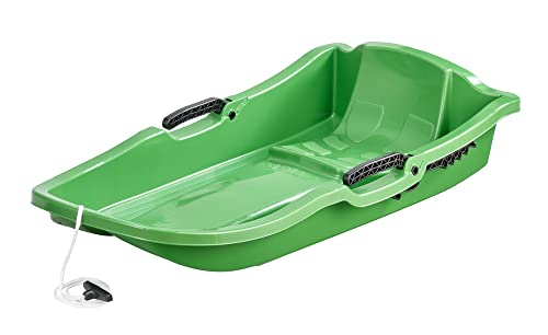 Bob STIGA Pacer Bio Slittino per Bambini con Freni, Verde