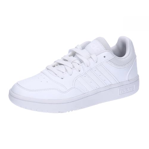 adidas Hoops Shoes, Sneakers Unisex - Bambini e ragazzi, Cloud White Cloud White Cloud White, 35 EU