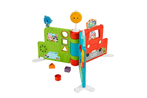 Fisher-Price - Libro Gigante delle attività 2-in-1, Giocattolo Elettronico Didattico Edizione Italiana, Giocattolo per