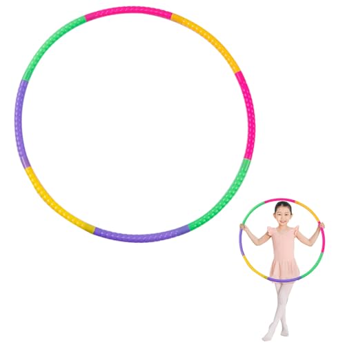 Hula Hoop di Plastica Rimovibile Hula hoop Bambini 8 Sezioni Hula Hoop Fitness Dimagrante Esercizio Hoola Hoop Hula Hoop