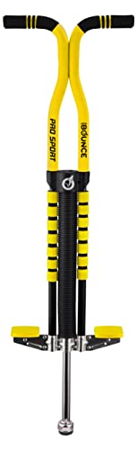 New Bounce Sports Bastone pogo - PRO Jumper Pogo Sticks per Ragazzi e Ragazze, Impugnatura Imbottita in Schiuma per Una