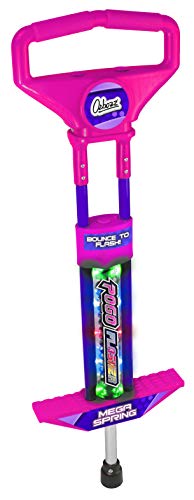 Ozbozz LIGHT UP POGO STICK GO PINK, youth large / 11-13, SV13788