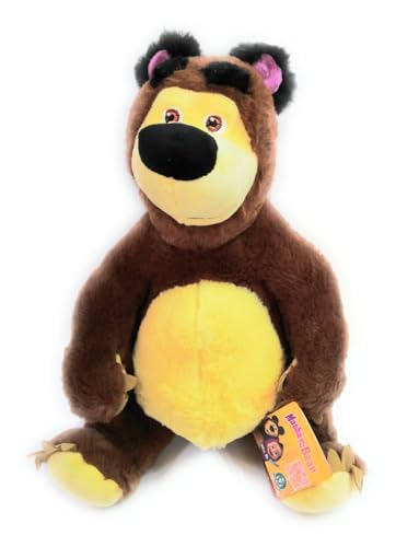 Grandi Giochi - Masha e Orso, morbidi peluche 20 cm assortiti - MHA04000