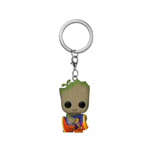 Funko Pop! Keychain: Marvel - Guardians Of The Galaxy - Groot - 1/6 Odds For Rare Chase Varianteese Puffs - Groot Shorts