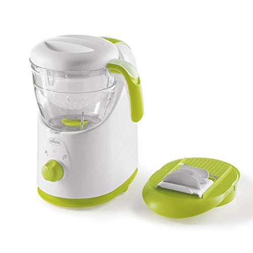 Chicco Cuocipappa Multifunzione Easy Meal per lo Svezzamento, Omogeneizzatore per Neonati e Bambini, Frullatore e