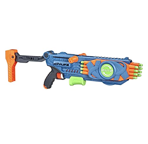 Hasbro Nerf Elite 2.0 - Flipshots Flip-16, blaster con 16 canne porta dardi che si ribaltano per raddoppiare la potenza