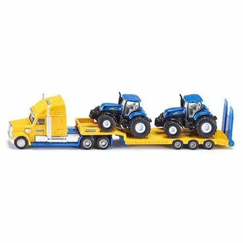 siku 1805, Camion con trattori New Holland, 1:87, Metallo e Plastica, Giallo e Blu, Molteplici funzionalità