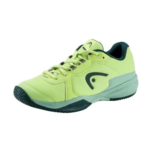 Head Sprint 3.5 Junior, Scarpe da Bambini Unisex-Adulto, Light Green/Forest Green, 38 EU