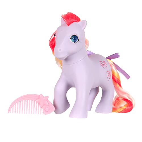 My Little Pony, 35293 Classic Rainbow Skyrocket Pony, 20 cm di altezza, Cavallo giocattolo retrò, Regalo per bambine,