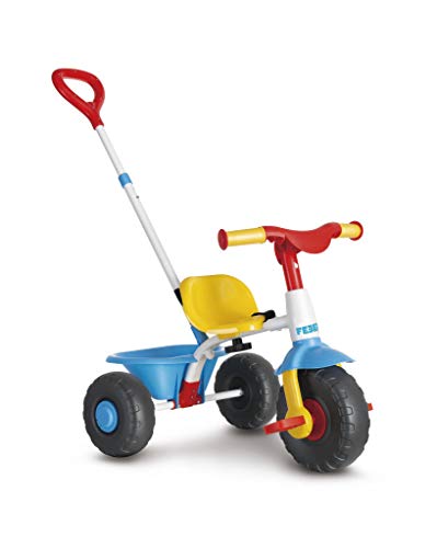 FEBER - Triciclo Trike 2 in 1 regolabile in altezza, triciclo per bambini a partire da 1 anno (famoso, è 800012810)