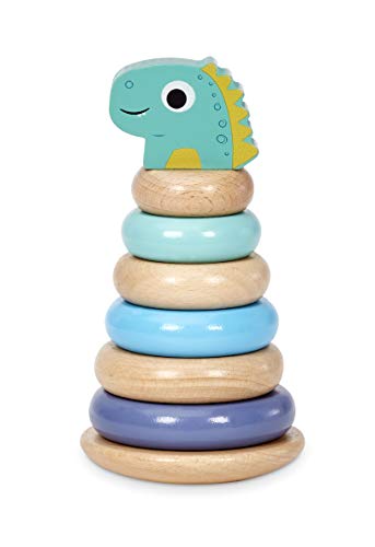 little tikes Wooden Critters Gioco di impilamento - 8 forme impilabili - Promuove il coordinamento e lo sviluppo delle