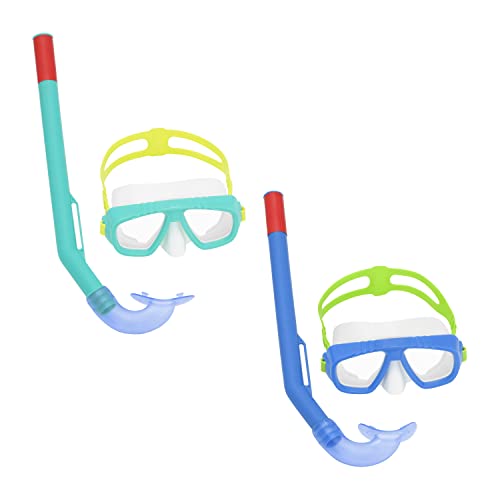 Bestway 24018-5 Maschera da snorkeling con boccaglio per bambini Fun, 3+ anni