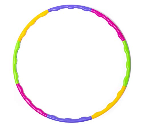 Lemong Hula Hoop per bambini, smontabile, di piccole dimensioni, per sport e divertimento, 7