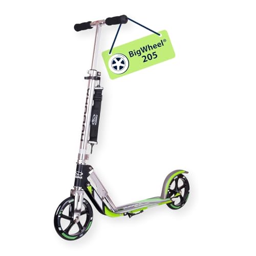 HUDORA BigWheel 205 Pure Scooter, Monopattino per bambini e adulti, Scooter a partire dai 6 anni, City Roller fino a 100