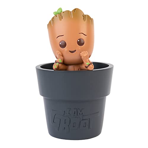 Grupo Erik: Portapenne Groot | Portamatite Marvel Groot in resina, Porta Penne Baby Groot, Porta penne da scrivania,