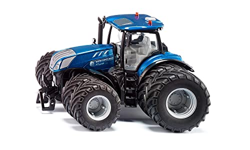 siku 6738, Trattore New Holland T7.315, 1:32, Blu, Metallo e Plastica, Telecomandato, Controllo tramite App con