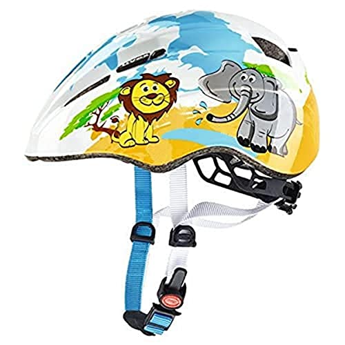 uvex kid 2, casco da ciclismo leggero per bambini, regolazione individuale delle dimensioni, ampliabile con luce a LED,