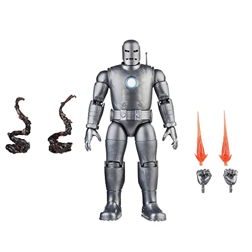 Marvel Hasbro Legends Series, Iron Man (Modello 01), action figure collezionabile per adulti da 15 cm per il 60°