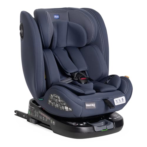 Chicco UnicoEvoI-Size, Seggiolino Auto 0-36 Kg, omologato ECE R129/03, Isofix Girevole A 360° E Reclinabile, Gruppo