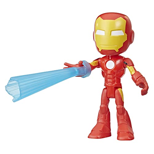 SPIDEY AND HIS AMAZING FRIENDS Hasbro Action figure, pupazzetto giocattolo snodato di Iron Man