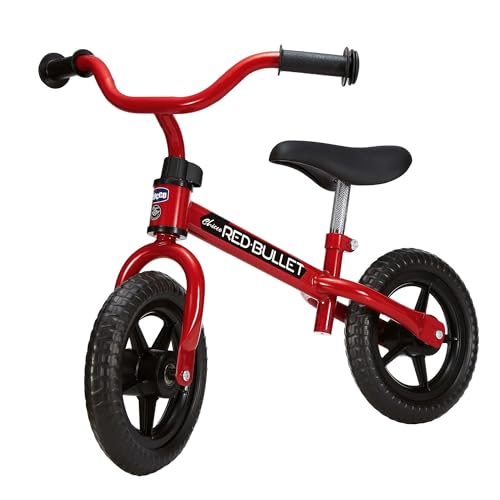 Chicco Red Bullet Bicicletta Bambini Senza Pedali 2-5 Anni, Bici Senza Pedali Balance Bike per l'Equilibrio, con