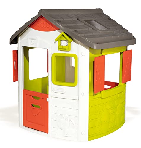 Smoby - Casetta Neo Jura Lodge, 7600810500, Età + 2 Anni, Completamente Personalizzabile con Tanti Accessori,