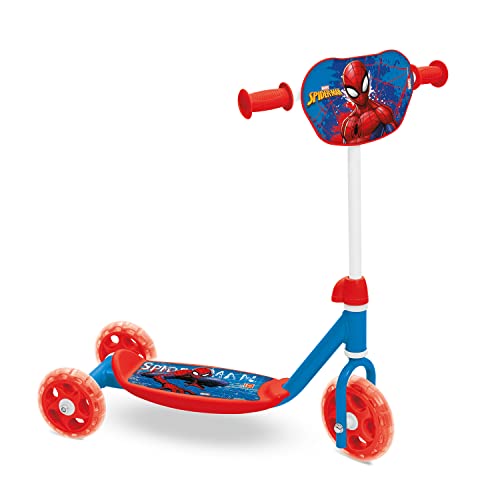 Mondo Toys Unisex Bambini My First Scooter Spiderman Monopattino Baby 3 Ruote, Con Borsetta Porta Oggetti Inclusa, Da 2