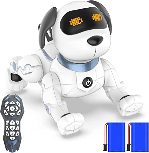 okk Cane Robot Intelligente, Cane Telecomandato di Recente con Canto, Danza, Conversazione, Giocattoli Educativi Precoci