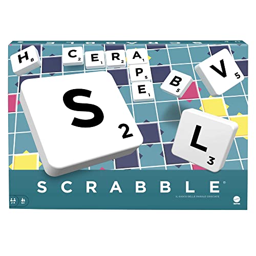 Scrabble - Versione Italiana, gioco da tavolo delle Parole Crociate, gioco da tavolo per tutta la famiglia e giochi da