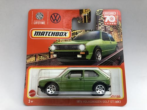 2023 Matchbox 1976 Volkswagen Golf GTi MK1 Verde 97/100 (scheda corta) HLC96