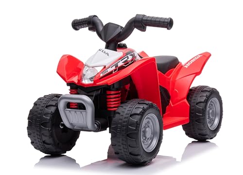 Mini Quad elettrico per bambini con Licenza Ufficiale Honda TRX250X 6V di Mondial Toys ATV con Luci a LED e Suoni