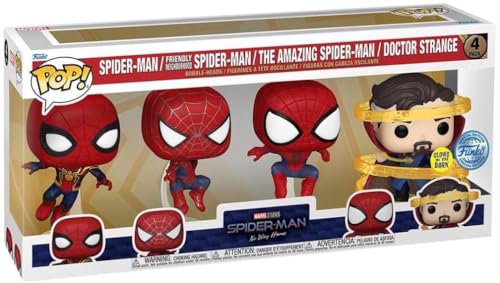 Funko Marvel pack 4 figurines POP! Movies Vinyl Spider-Man No way Home S3 9 cm