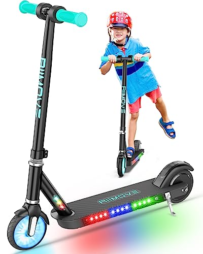 ALLMOVE X2 Plus Monopattino Elettrico Bambini 6-12 Anni, con Ruota Flash e luce Colorata, 150 W Monopattino Elettrico