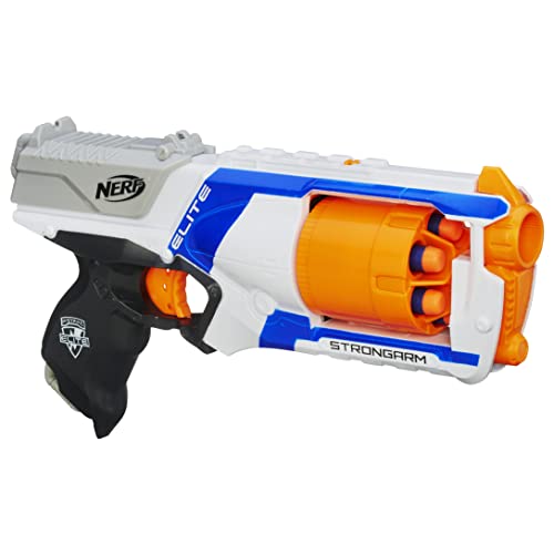 Nerf Elite - Strongarm (blaster con canna rotante e lancio a ripetizione con 6 dardi).