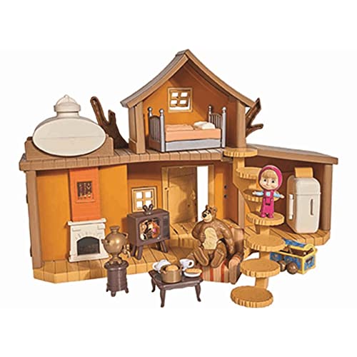 Simba - Masha e Orso Playset, la Grande Casa di Orso, 109301032, + 3 Anni