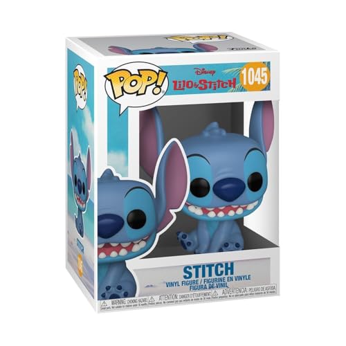 Funko Pop! Disney: Smiling Seated Stitch - Disney: Lilo & Stitch - Figura in Vinile da Collezione - Idea Regalo -