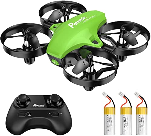 Potensic A20 Mini Drone per Bambini con 3 Batterie, Drone Giocattolo Economico per Bambini e Principianti, Quadricottero