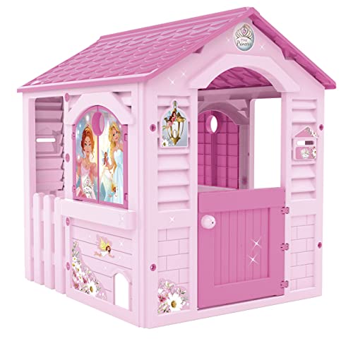 Chicos Casetta per Bambini Pink Princess, Adatta per Interni ed Esterni, Include Adesivi per Decorarla, Realizzata in