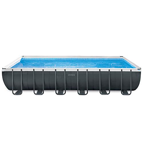 Intex 26364GN – Piscina Fuori Terra Ultra XTR Frame Rettangolare, Pompa Filtro 7900 L/h, Scaletta, Telo Base e