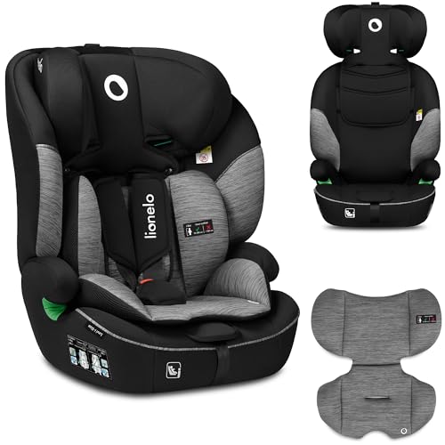 LIONELO LEVI I-SIZE Seggiolino auto per bambini 76-150 cm con l'ultima Norma i-Size R129 Gruppo 1 2 3 Protezione