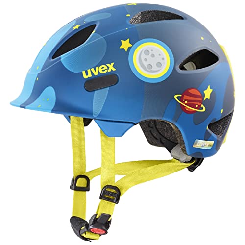 uvex oyo style, casco da ciclismo leggero per bambini, regolazione individuale delle dimensioni, ampliabile con luce a