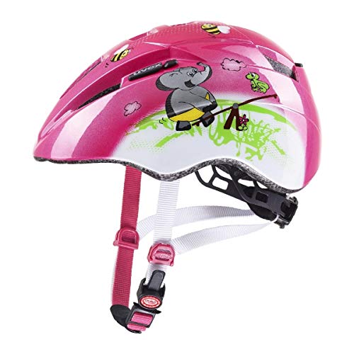 uvex kid 2, casco da ciclismo leggero per bambini, regolazione individuale delle dimensioni, ampliabile con luce a LED,