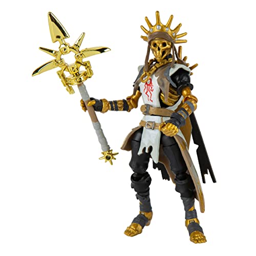 Fortnite ORO (MASTER GRADE) - Figura articolata da 10,2 cm con bling posteriore, strumento di raccolta e armi