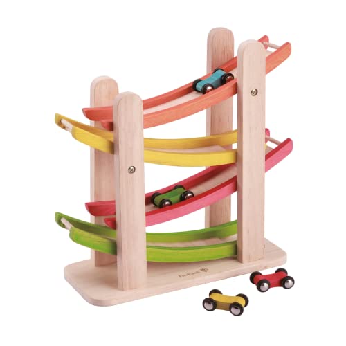 EverEarth Car Race Track EE30942 pista di legno per bambini dai 18 mesi in su